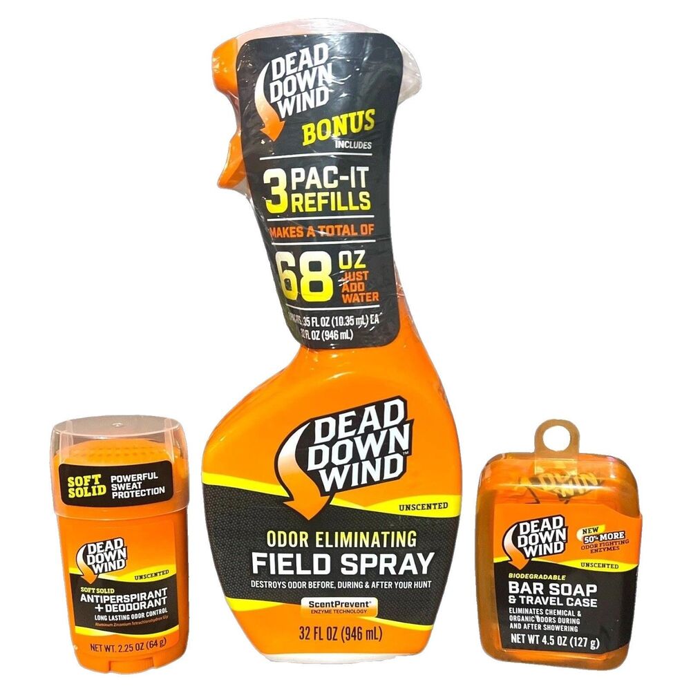 Dead Down Wind Evolve Scent Control Spray Soap Kit Unscented Exp 04/2027